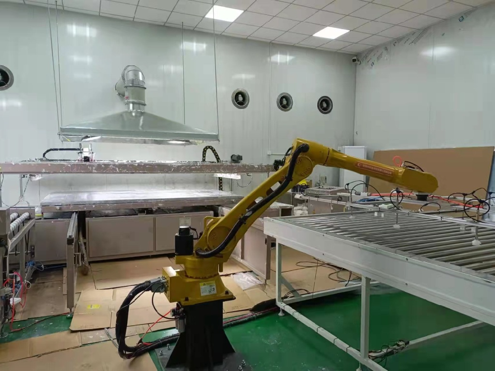 色多多黄色视频助力镇江一家光伏企业实现全自动丝网印刷方案